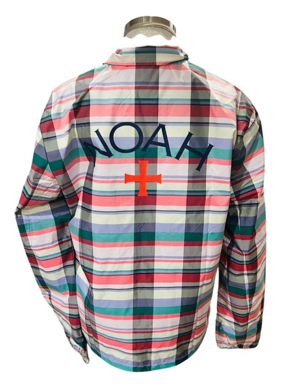 adidas X Noah NYC multicolor Jacket in Pink, Green & Blue - Picture 4 of 5
